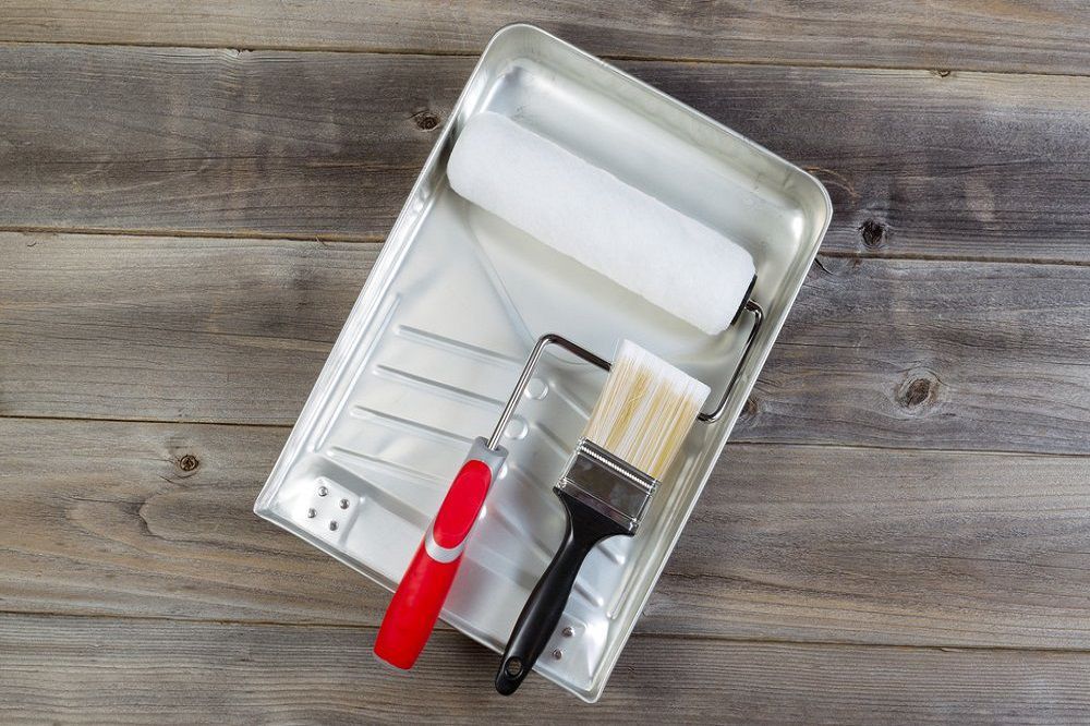 Materiais para aplicação de tinta acrílica